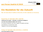 acn Forum Austria 9/2025