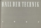Deckblatt Ball der Technik 1967
