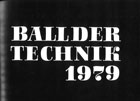Deckblatt Ball der Technik 1979
