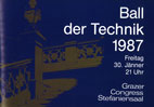 Deckblatt Ball der Technik 1987